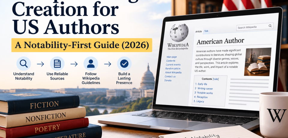 Wikipedia Page Creation for US Authors Wikipedia Page Creation for US Authors