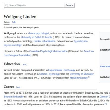 Wolfgang Linden 1